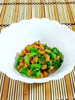 菜の花の納豆あえ☆鰹節入り♪-レシピのメイン写真