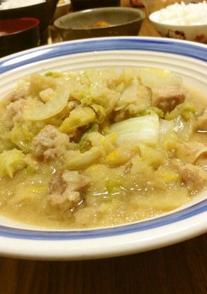 簡単♥白菜と鶏肉のみぞれ煮-レシピのメイン写真