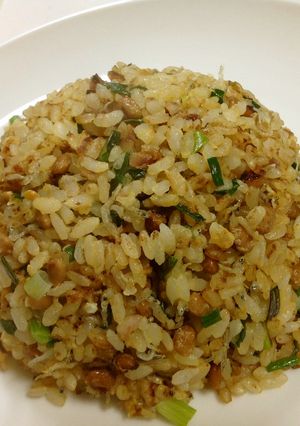 納豆と梅の黄金チャーハン-レシピのメイン写真