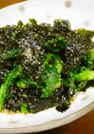 つまみ菜と海苔のごまポン酢和え-レシピのメイン写真