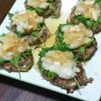 鯖缶で☆楽チンハンバーグおろしポン酢添え