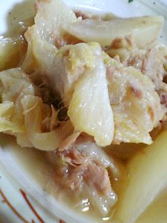 大根と白菜のツナ煮-レシピのメイン写真