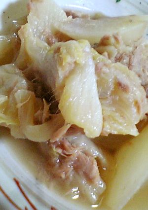 大根と白菜のツナ煮-レシピのメイン写真