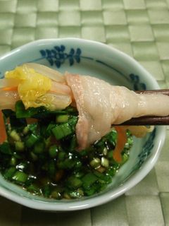 にらだれが決め手!豚バラ肉と白菜の蒸し煮-レシピのメイン写真