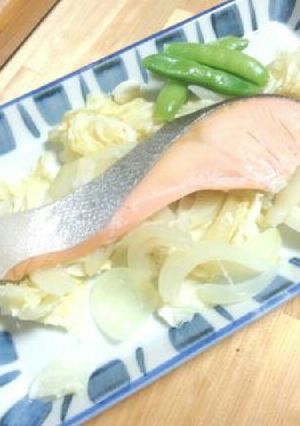鮭と野菜のレンジ蒸し-レシピのメイン写真
