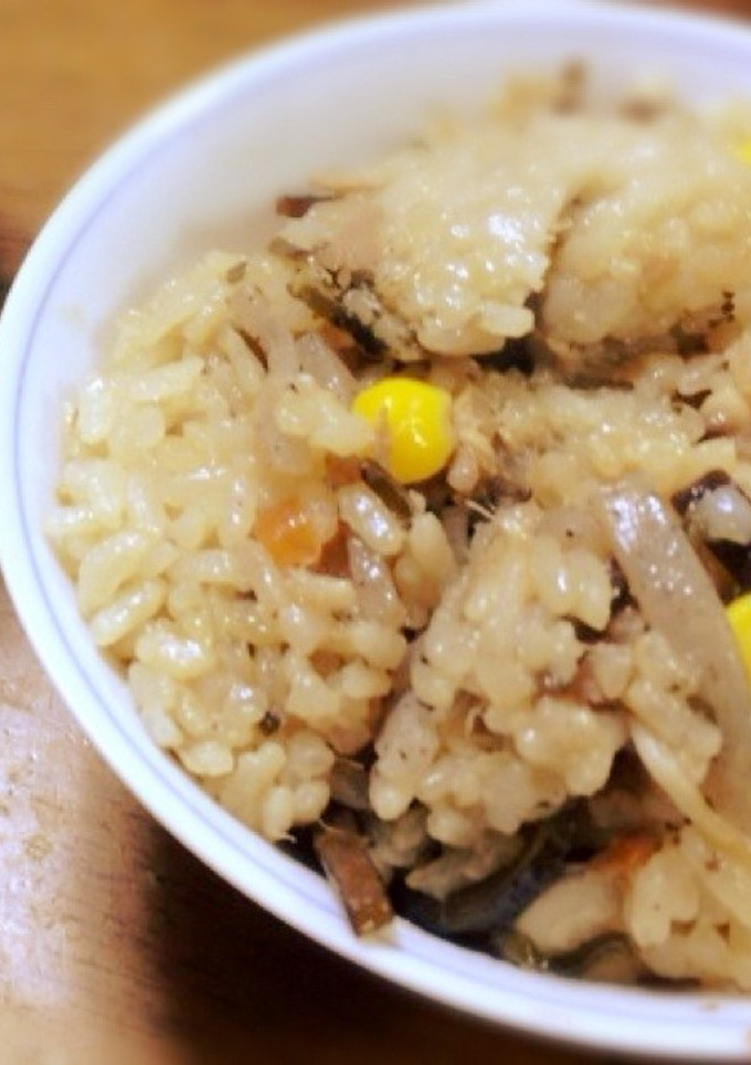 塩こんぶで簡単炊き込みごはん❁-レシピのメイン写真
