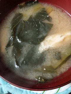 小松菜・油揚げの味噌汁-レシピのメイン写真