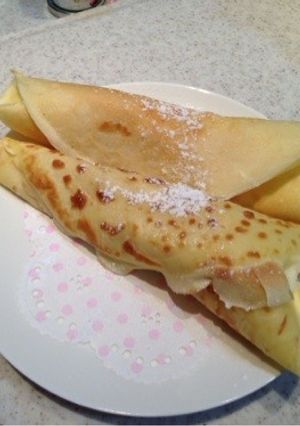 バナナ香るチョコチップクレープ-レシピのメイン写真