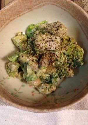 節分豆でブロッコリーのサラダ-レシピのメイン写真