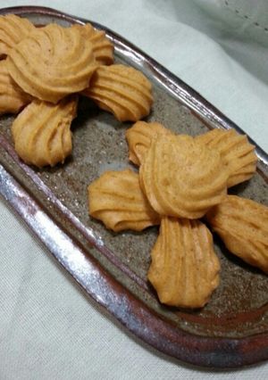 すぐ出来る絞り出しきなこクッキー-レシピのメイン写真
