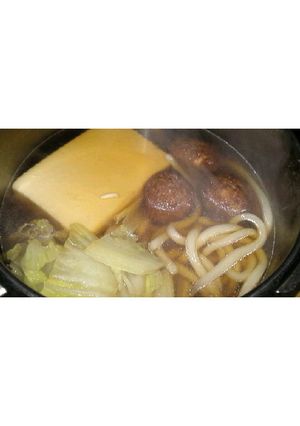 めんどくさがりの１人つくね鍋-レシピのメイン写真