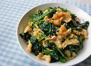 脱・炒め物♪ほうれん草と卵のサラダ-レシピのメイン写真
