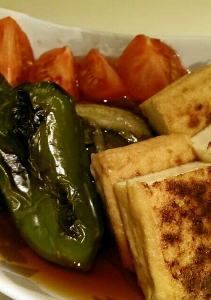 つまみにも！厚揚げと野菜の焼き浸し☆-レシピのメイン写真