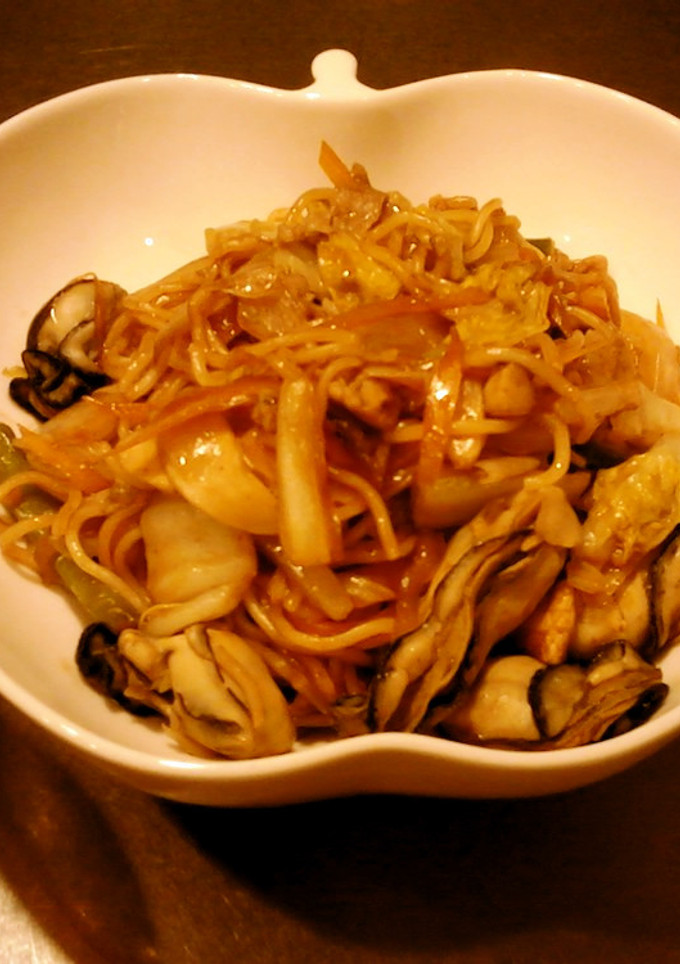 カキと野菜たっぷり焼きそば-レシピのメイン写真