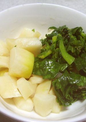 大根葉（葉付きミニ大根）の浅漬け-レシピのメイン写真