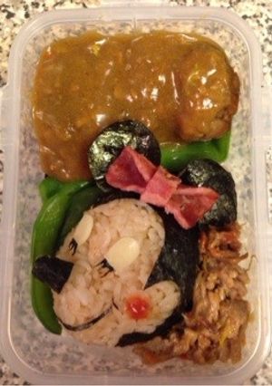 Minnieキャラ弁ミニーディズニー海外-レシピのメイン写真