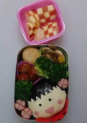 キャラ弁ちびまる子-レシピのメイン写真