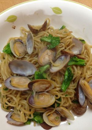あさりと菜の花の塩焼きそば-レシピのメイン写真