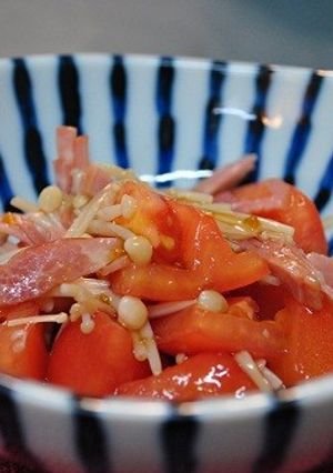 トマトとエノキの和えもの-レシピのメイン写真