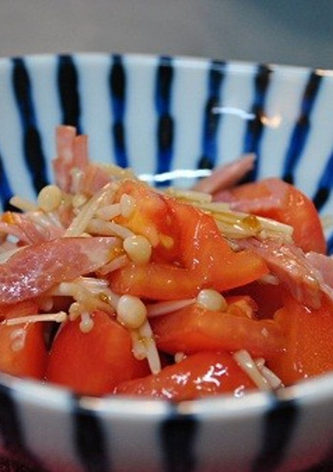 トマトとエノキの和えもの-レシピのメイン写真
