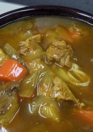 ボイルするだけでできるカレーうどん-レシピのメイン写真