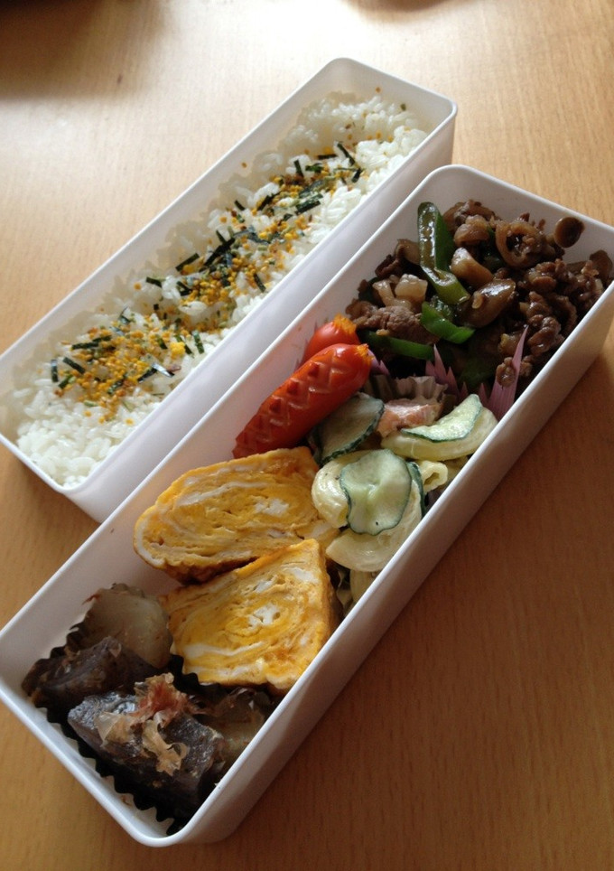 おでんの残りを入れたお弁当-レシピのメイン写真