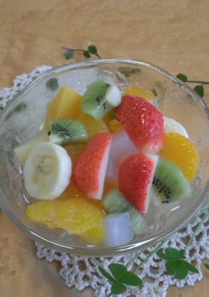 混ぜるだけ！簡単フルーツポンチ-レシピのメイン写真