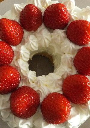 シフォンのショートケーキ-レシピのメイン写真