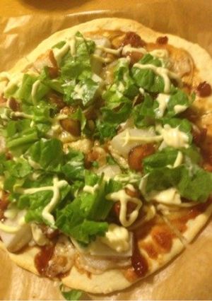 簡単＊照り焼きチキンピザ-レシピのメイン写真