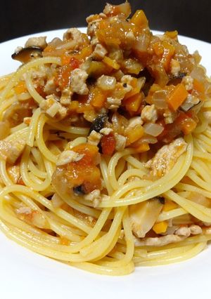野菜たっぷり★鶏ひき肉のミートソース-レシピのメイン写真