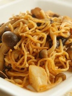 キノコのナポリタン焼きそば-レシピのメイン写真