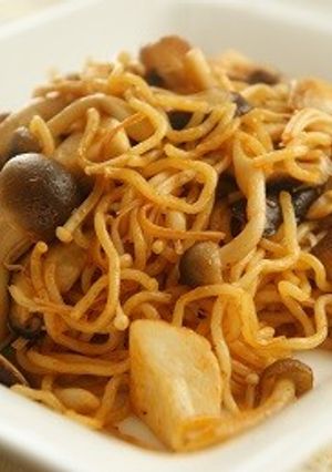キノコのナポリタン焼きそば-レシピのメイン写真