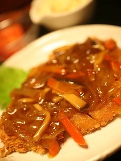 とんかつ☆野菜あんかけ-レシピのメイン写真