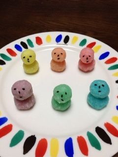 【簡単】大根おろし カラフル雪だるま-レシピのメイン写真