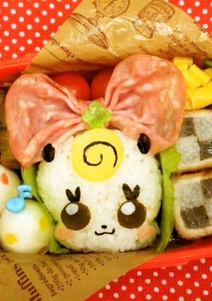 ﾊﾋﾟﾈｽﾁｬｰｼﾞ ﾌﾟﾘｷｭｱ♥リボン ｷｬﾗ弁-レシピのメイン写真