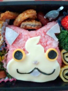 キャラ弁♪妖怪ウオッチ☆ジバニャン♪-レシピのメイン写真