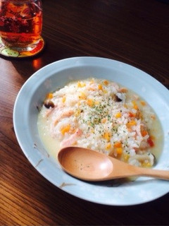 なんちゃって簡単リゾット。-レシピのメイン写真