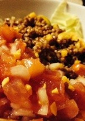 簡単 タコライス！ワンプレートランチ-レシピのメイン写真
