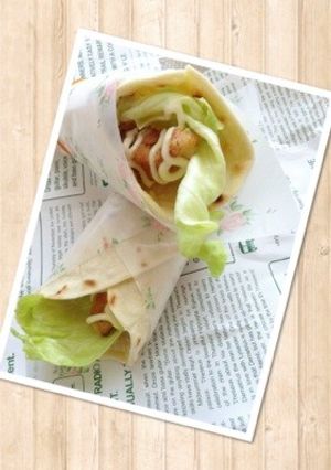 ランチにいかが？くるっ簡単ラップサンド❁-レシピのメイン写真