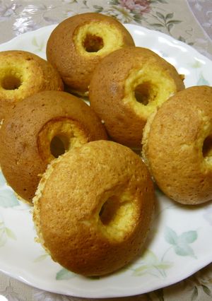 ふんわりハニー焼きドーナツ-レシピのメイン写真
