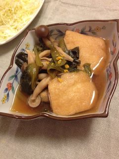 小松菜と薄揚げの煮浸し-レシピのメイン写真