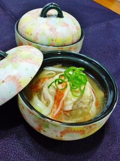 鶏だんごのカニあんかけ-レシピのメイン写真