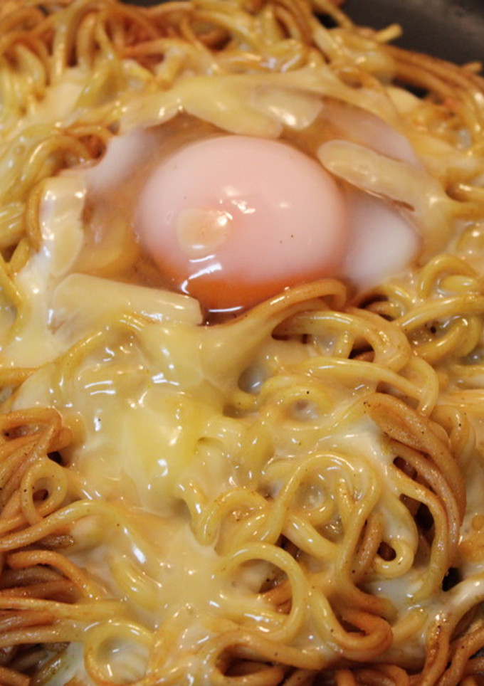 おつまみに♪焼きカレー風（？）焼きそば-レシピのメイン写真