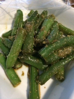 簡単 お弁当にも!インゲンゴマ油炒め-レシピのメイン写真