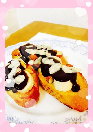 とろ〜り♥️チョコバナナッツトースト♥️-レシピのメイン写真