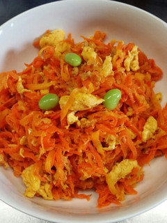 簡単に!ご飯のおかず、にんじんシリシリ-レシピのメイン写真