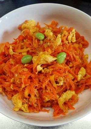 簡単に！ご飯のおかず、にんじんシリシリ-レシピのメイン写真