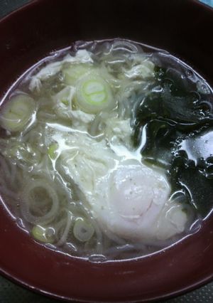 魚の出汁を使って簡単ダイエットラーメン！-レシピのメイン写真