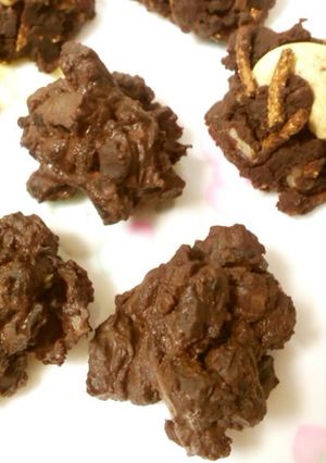 超簡単！絶品ヘルシーあずきチョコ♪-レシピのメイン写真
