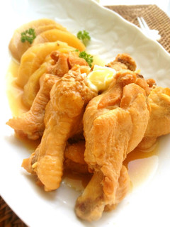 鶏手羽と大根の味噌バター煮☆-レシピのメイン写真